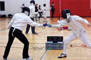 Fencing action horizontal - cara chapman - cmyk